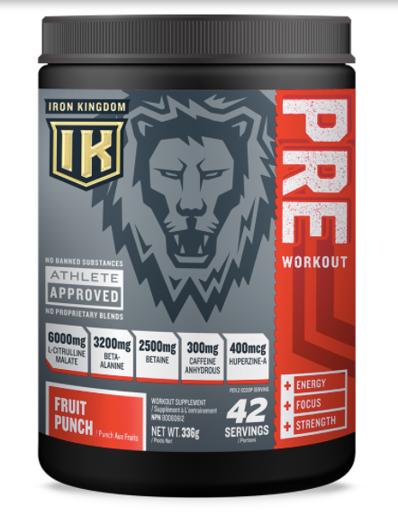 Iron Kingdom Pre-Workout Fruit Punch | The Yardhouse Kelowna